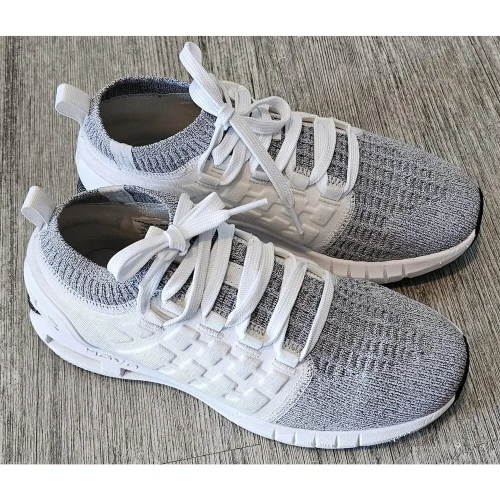 Under Armour HOVR Phantom 1 Running Shoes White Black Men's 6.5 3028384-100